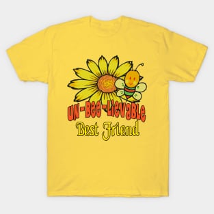 Unbelievable Best Friend Sunflowers and Bees T-Shirt